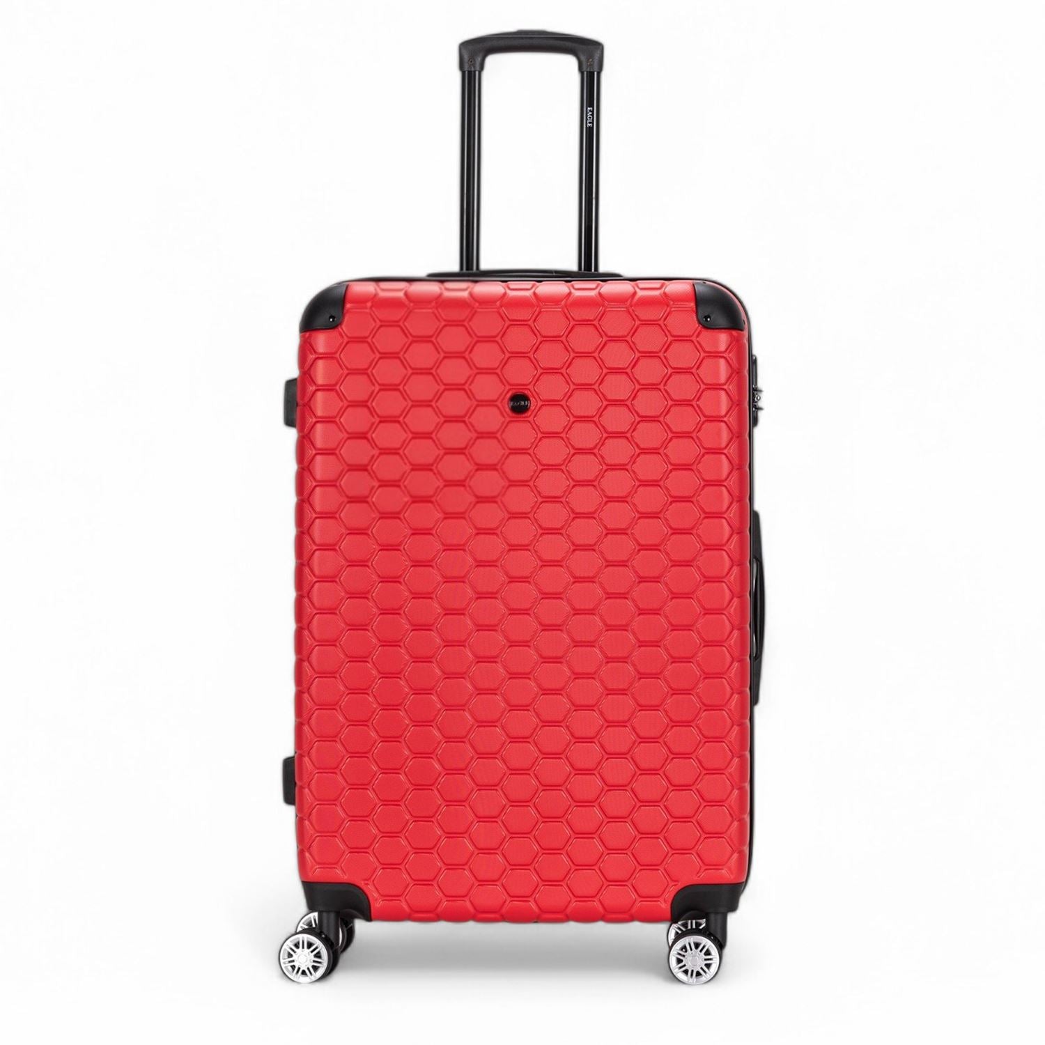 Noda Large Hard Shell Suitcase in Red