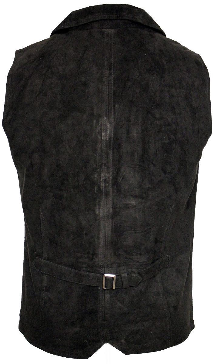 Mens Smooth Suede Leather Waistcoat-Gillingham
