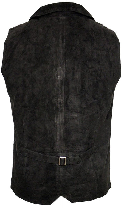 Mens Smooth Suede Leather Waistcoat-Gillingham