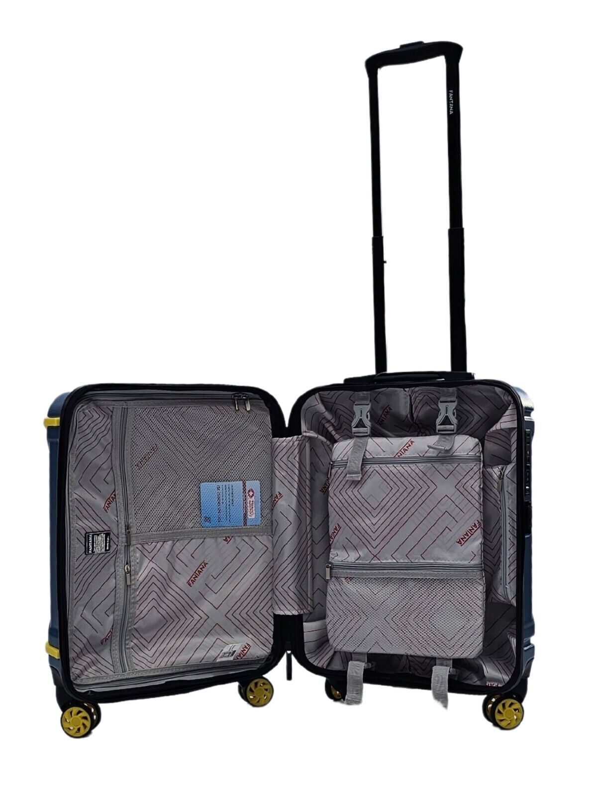 Hard Shell Cabin Suitcase 4 Wheel Luggage Travel Bag