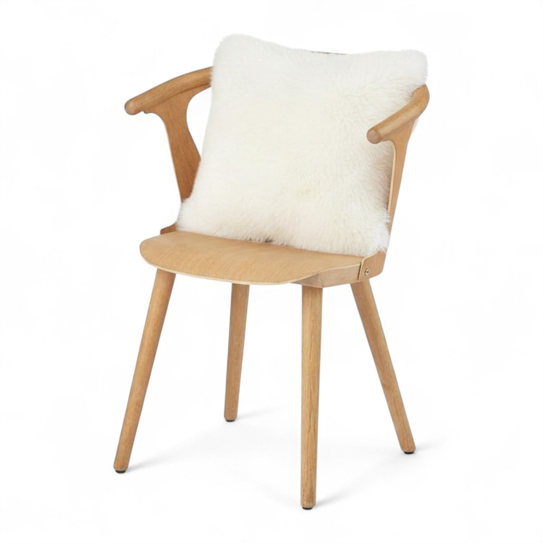 Genuine Sheepskin  40x40cm Real Wool Single Sided Cushion