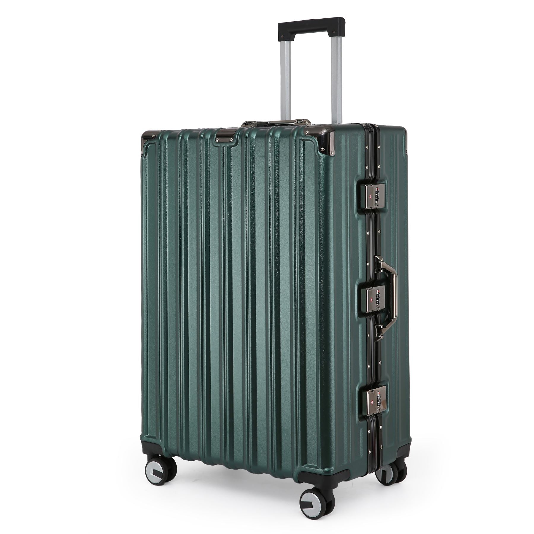 Airdrie Large Hard Shell Suitcase in Green