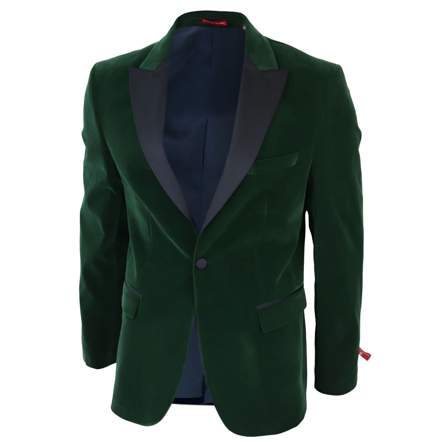 Mens Green Velvet Dinner Tuxedo Suit Jacket Blazer - Upperclass Fashions 