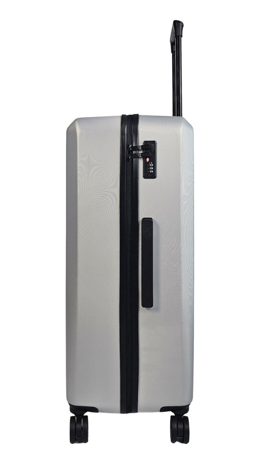 Cullman Large Hard Shell Suitcase in Silver