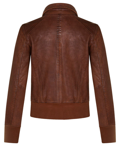 Womens  MA-1 Varsity Bomber Jacket-Modbury