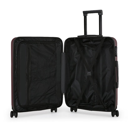 Edmonton Set of 3 Hard Shell Suitcase in Burgundy
