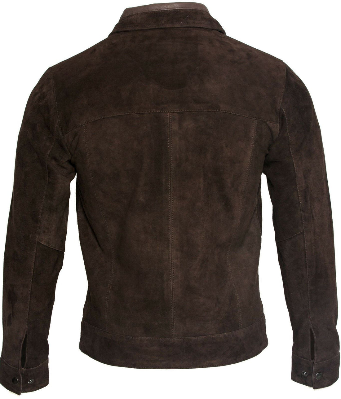 Mens Retro Goat Suede Leather Harington Jacket-Somerton - Upperclass Fashions 