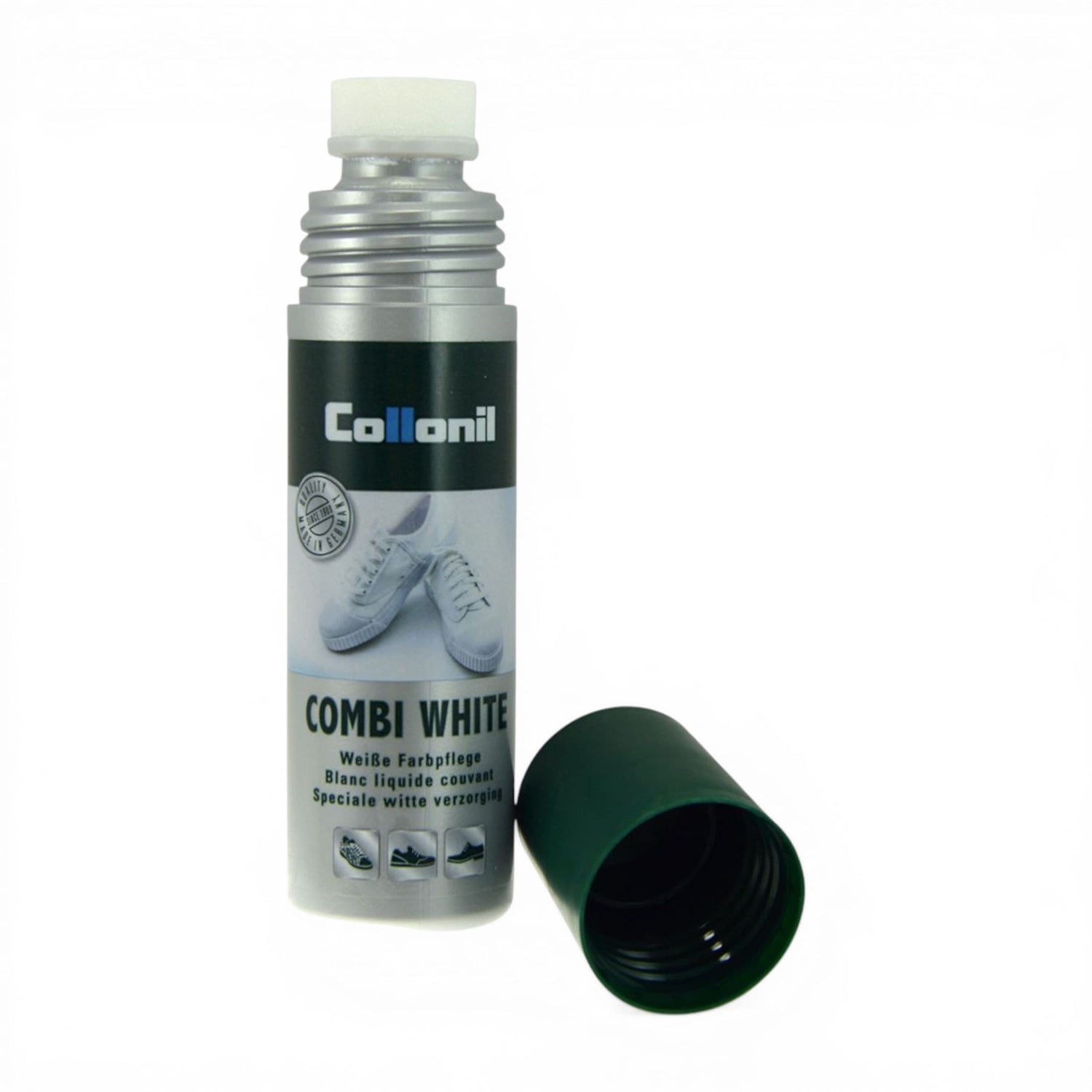 Collonil Combi White 100ml Leather &amp; Textile Shoe Whitener, Protector &amp; Waterproof Care