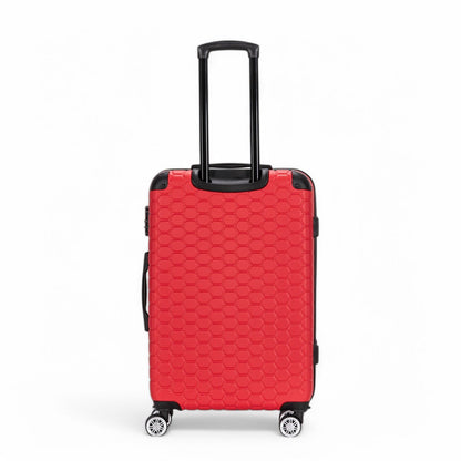 Noda Large Hard Shell Suitcase in Red