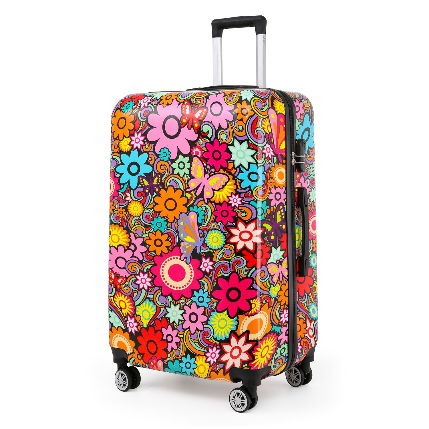 Chelsea Large Hard Shell Suitcase in Flower