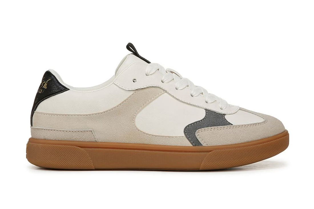 Blowfish Malibu Womens White Lace-Up Sneakers - Tastic