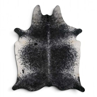 Genuine Cowhide Natural Leather Hairon Rug - Salt &amp; Papper