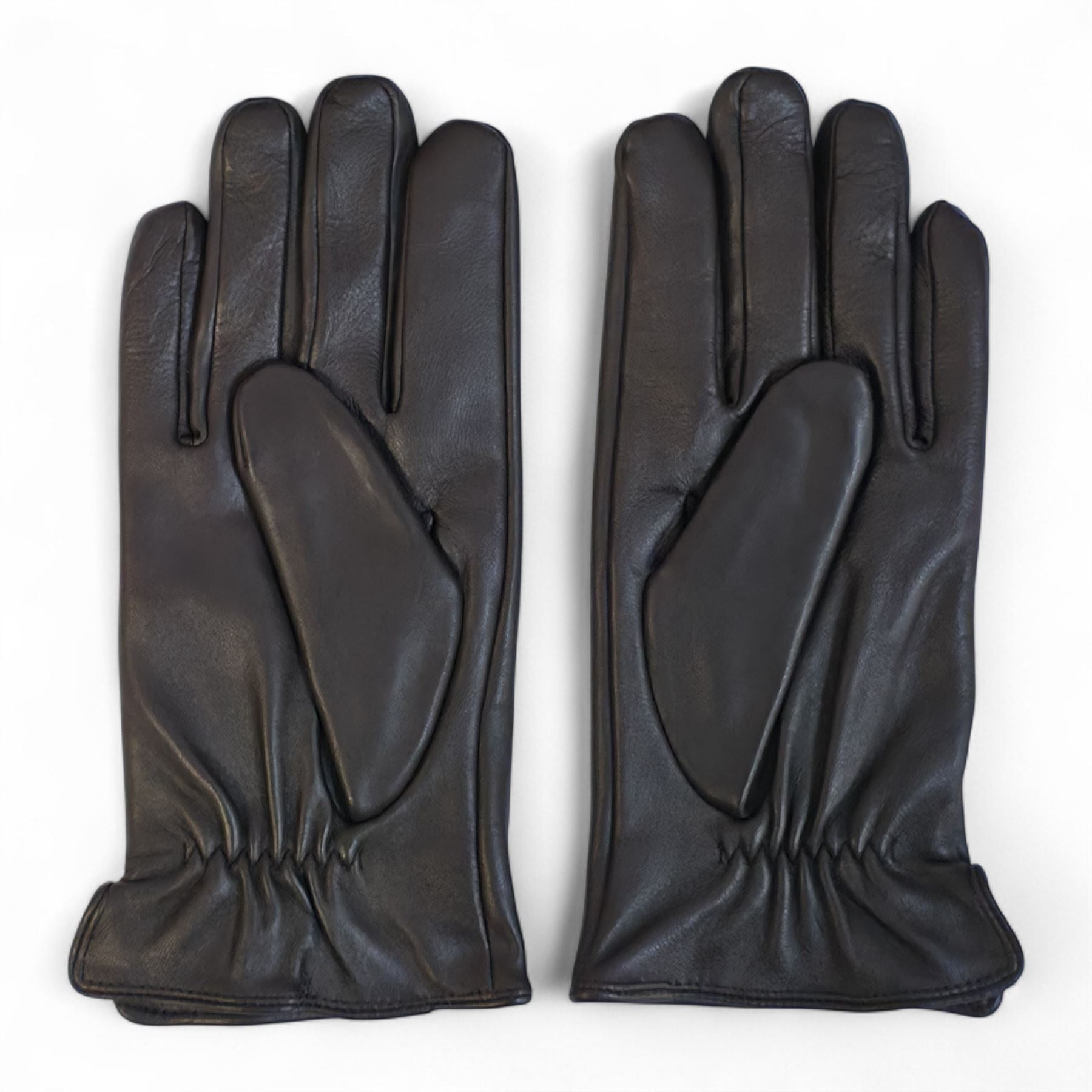 Men’s Italian Leather Warm Wool Lining Winter Gloves - M-LGV-305