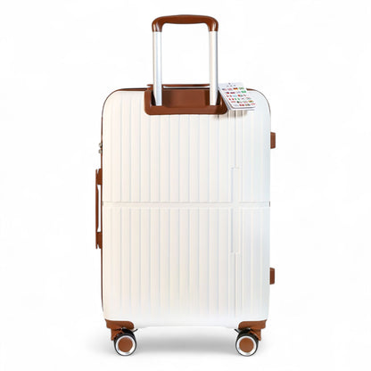 Corowa Medium Hard Shell Suitcase in White