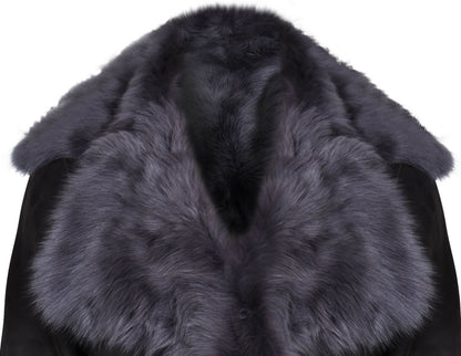 Womens Suede Toscana Sheepskin Trench Coat-Rochester