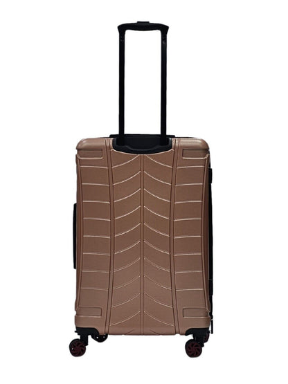 Bynum Medium Hard Shell Suitcase in Rose Gold