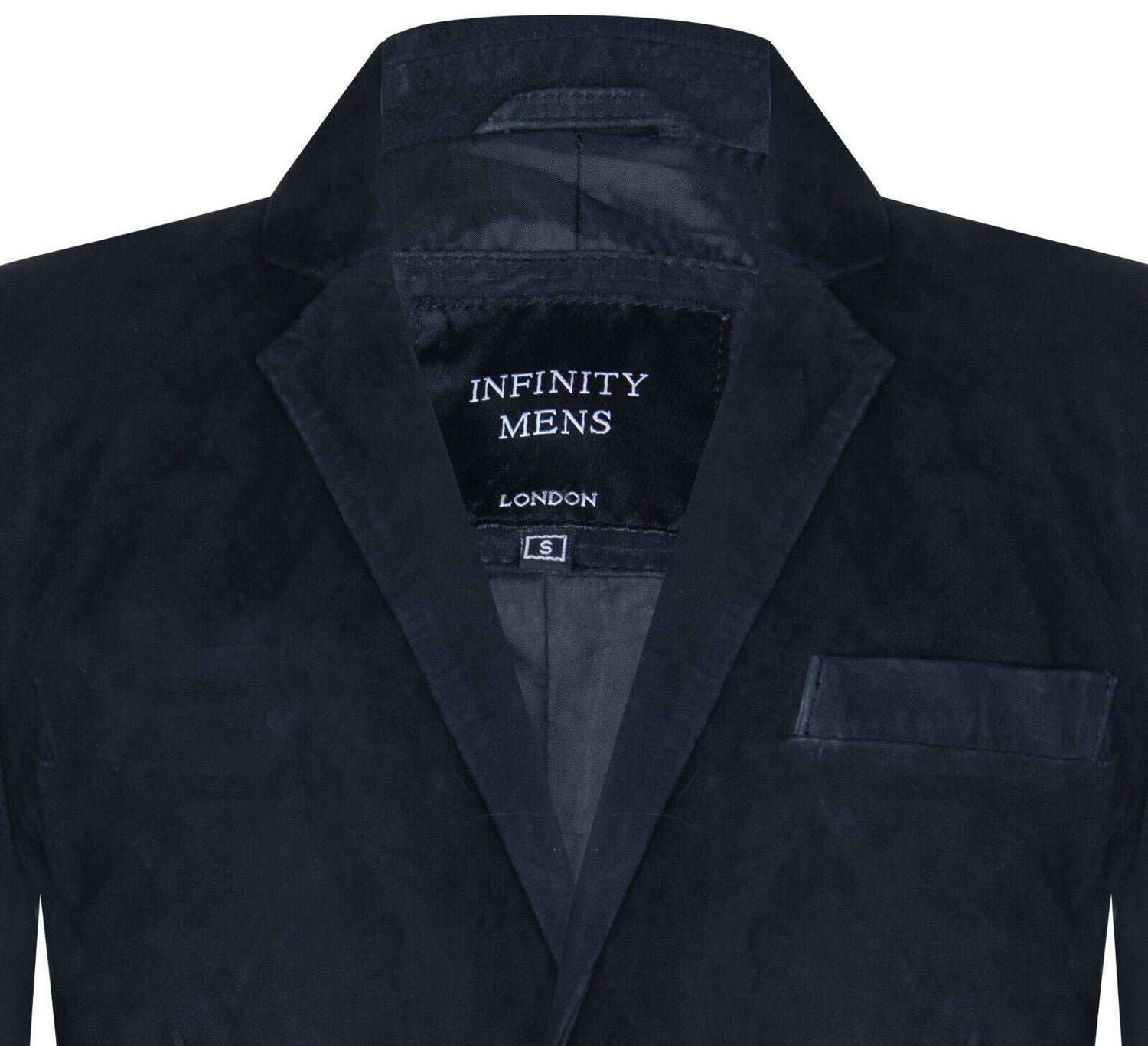 Mens Suede Italian Blazer Jacket-Dorking