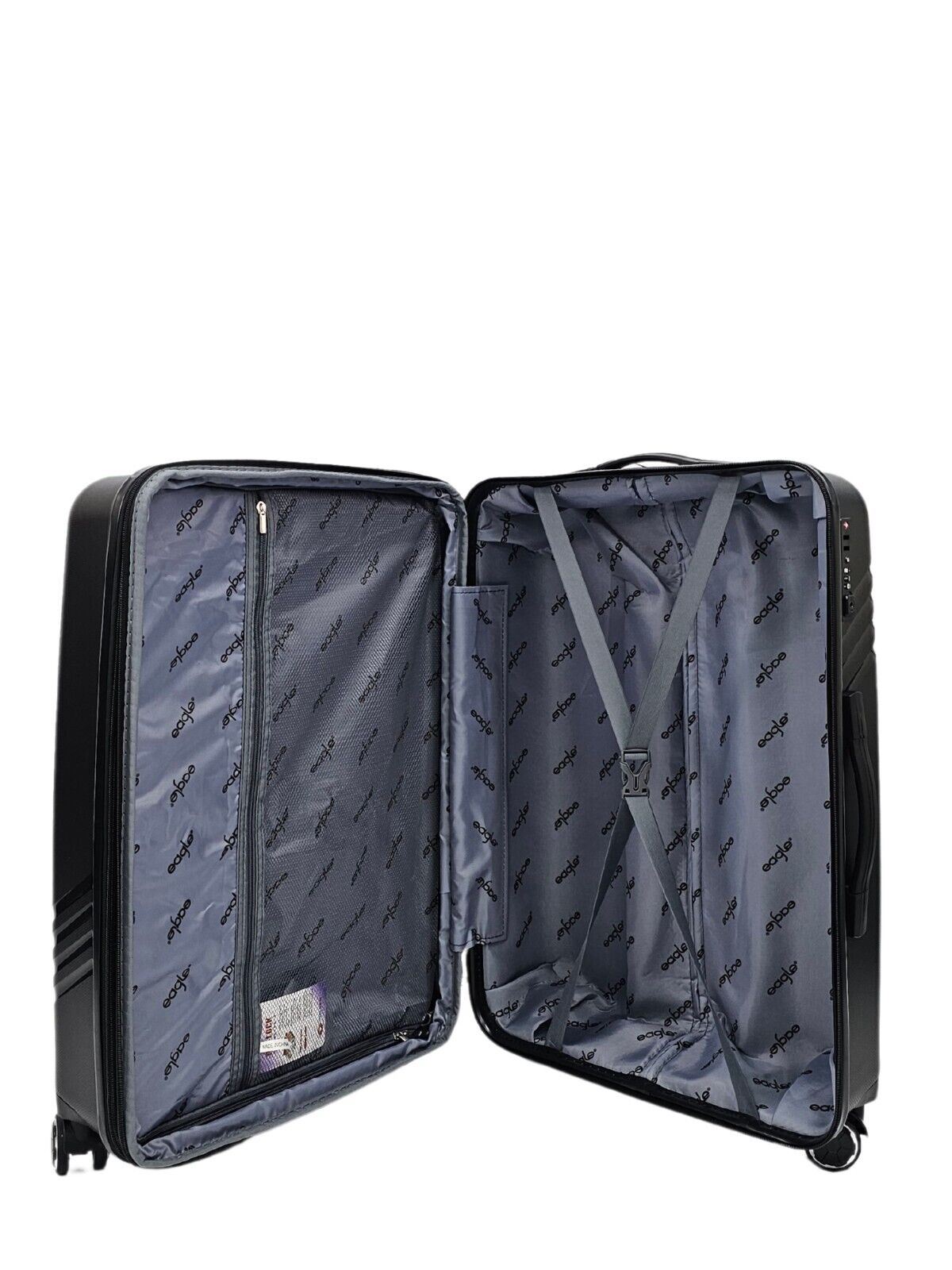 Hard Shell Cabin 4 Wheel Luggage TSA Travel Bag