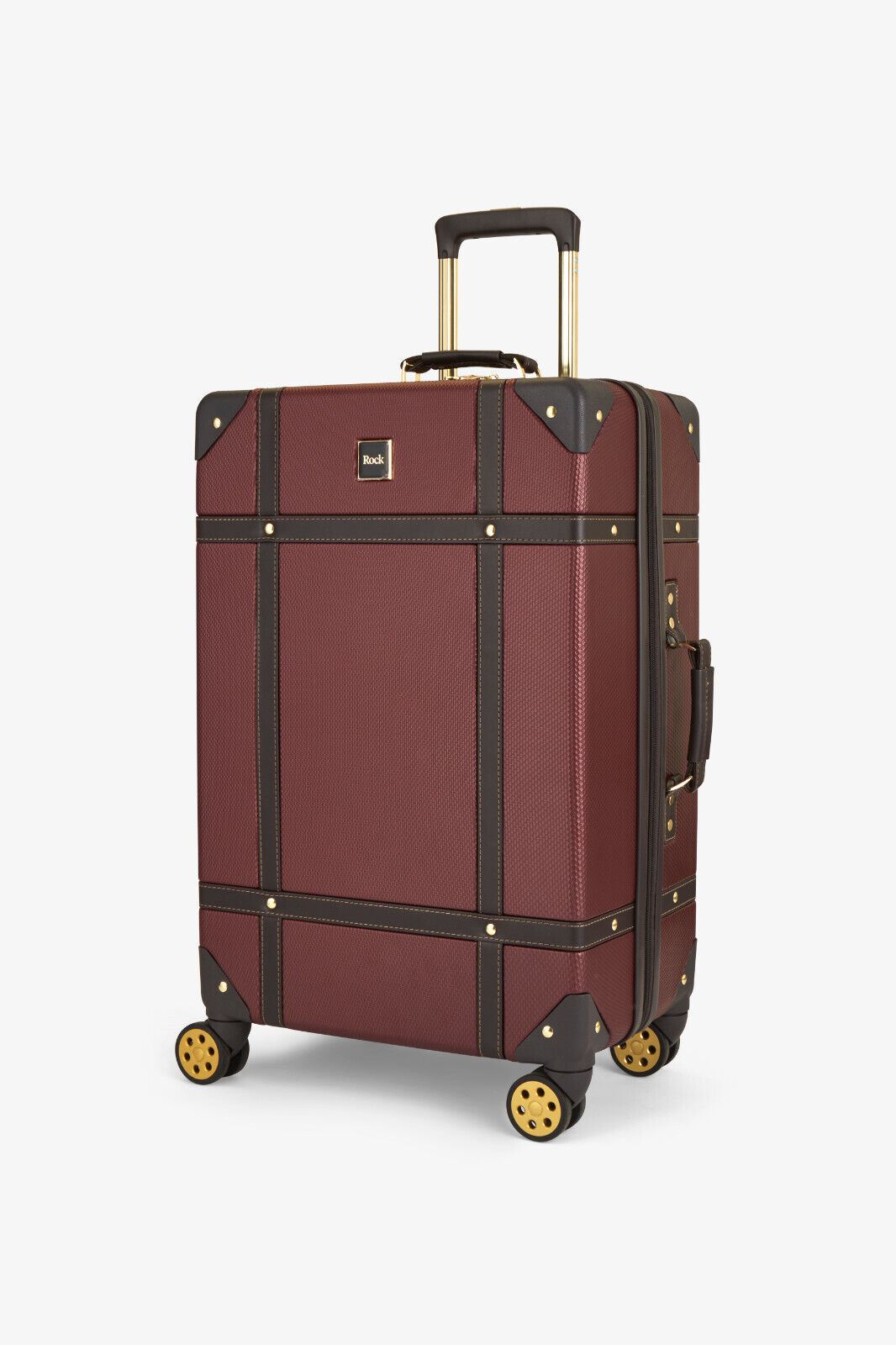 Alexandria Medium Hard Shell Suitcase in Burgundy