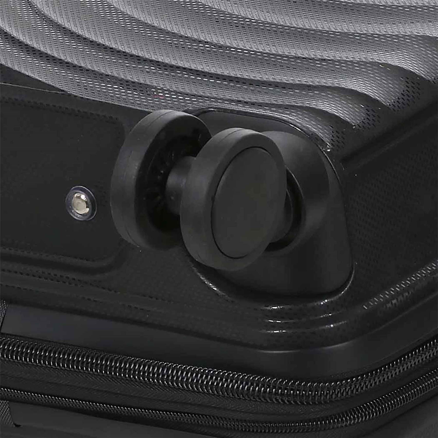 Balranald Set of 3 Hard Shell Suitcase in Black