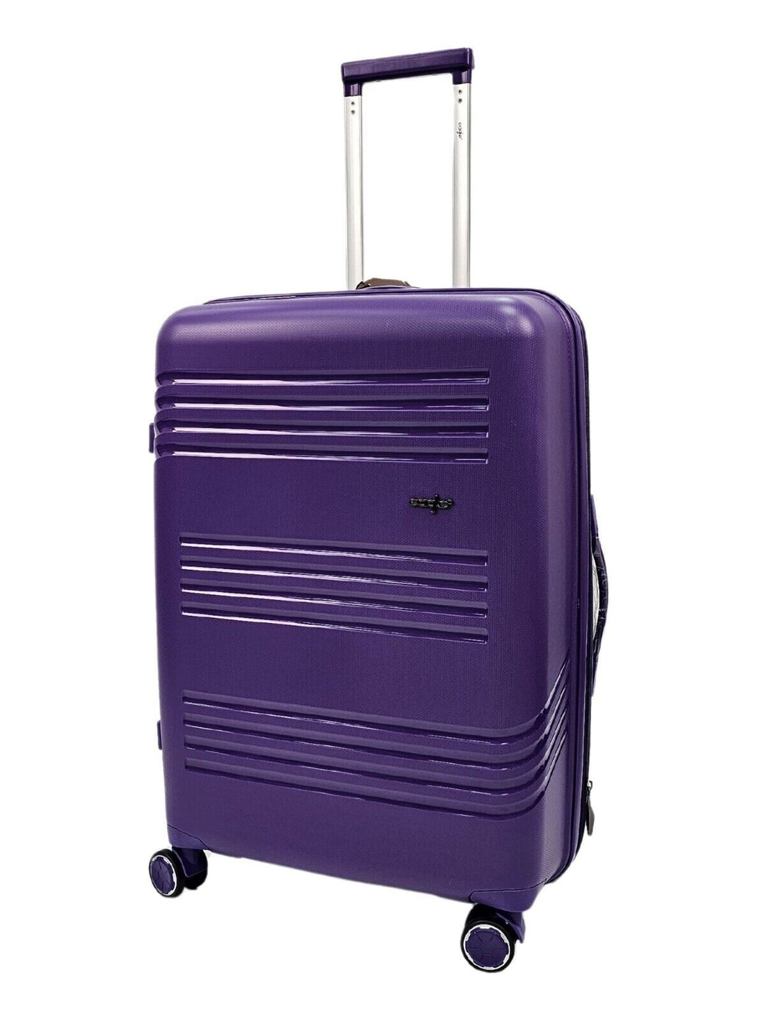Hard Shell Purple Cabin Suitcase Set 4 Wheel Luggage TSA Bag - Upperclass Fashions 