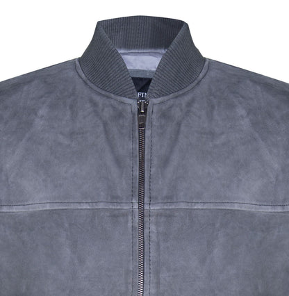 Mens Suede MA-1 Bomber Jacket-Cosham