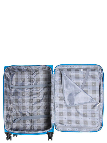 Centreville Large Soft Shell Suitcase in Teal