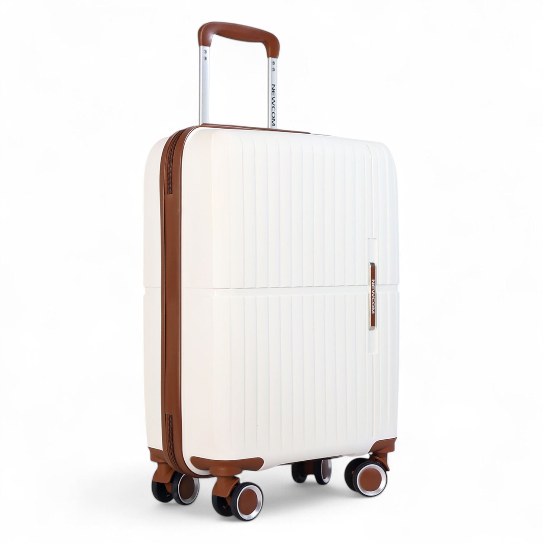 Corowa Cabin Hard Shell Suitcase in White