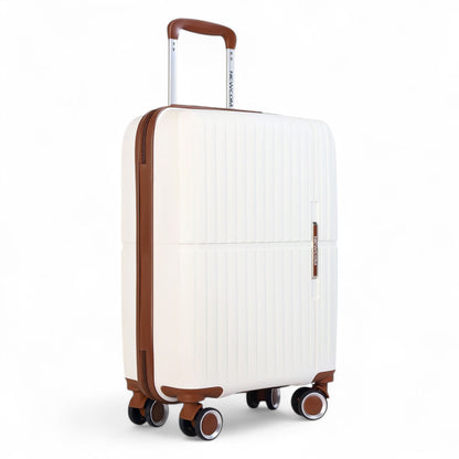 Corowa Cabin Hard Shell Suitcase in White
