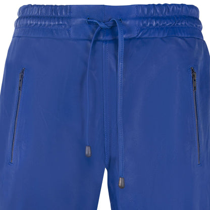 Mens Comfort  Leather Jogging Bottoms-Halifax