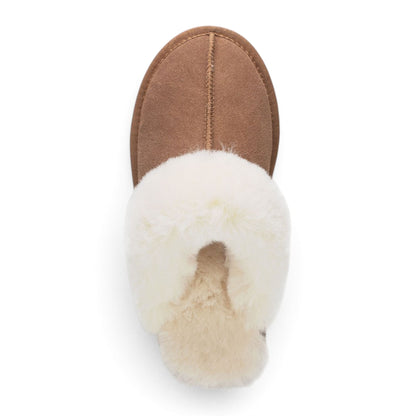 Women’s Genuine Sheepskin Fur Mule Winter Slippers