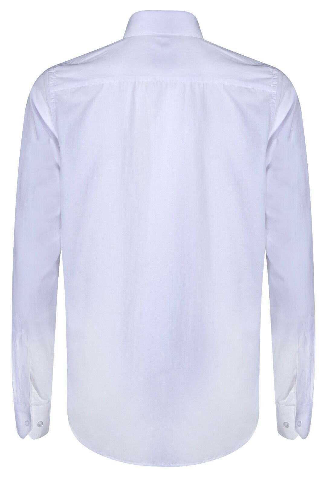 Mens Club Collar White Shirt 1920s Peaky Blinders With Bar Poplin Pin Smart - Upperclass Fashions 