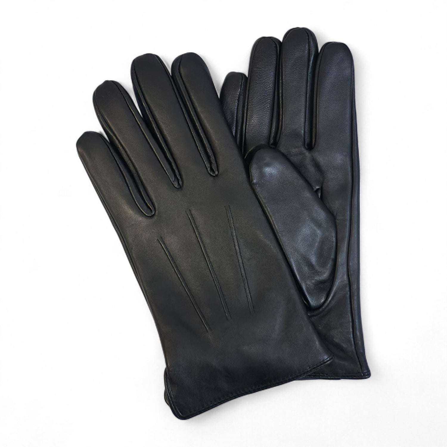 Men’s Italian Leather Warm Wool Lining Winter Gloves - M-LGV-305