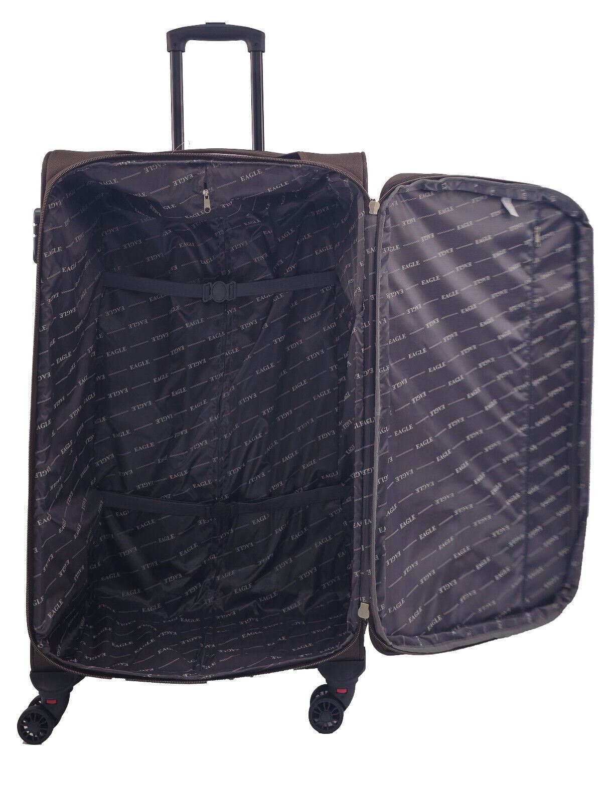 Ashland Large Soft Shell Suitcase in Brown