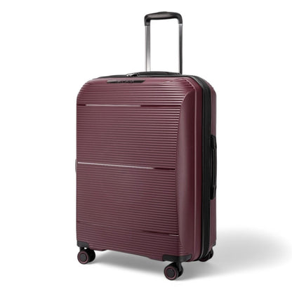 Abiko Large Hard Shell Suitcase in Burgundy