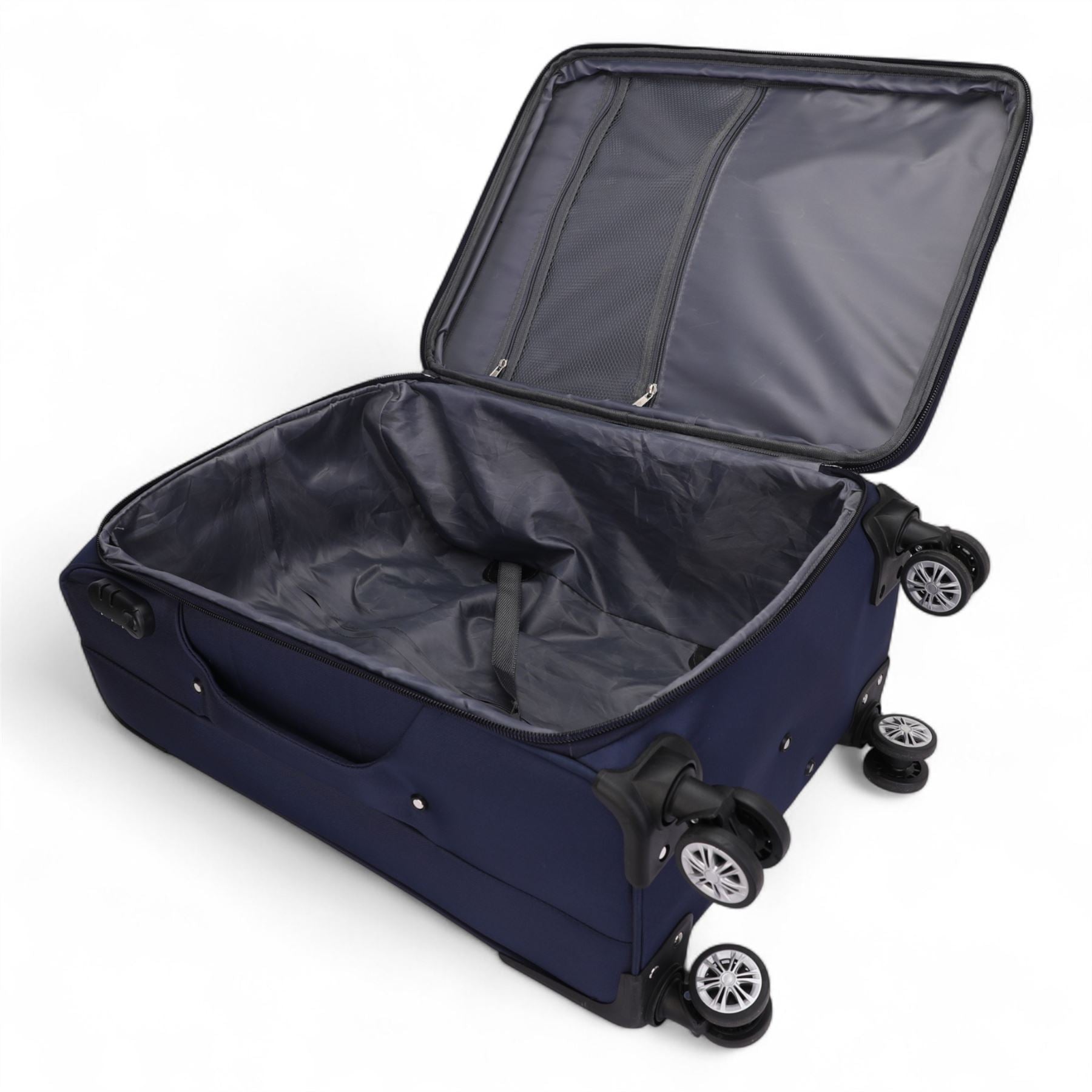 Delta Set of 3 Hard Shell Suitcase in Navy