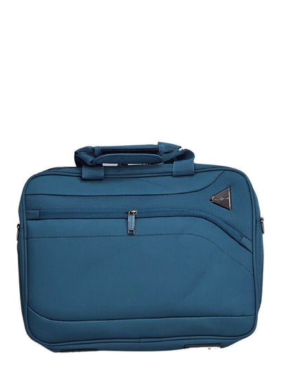 Clayton Laptop Soft Shell Suitcase in Teal