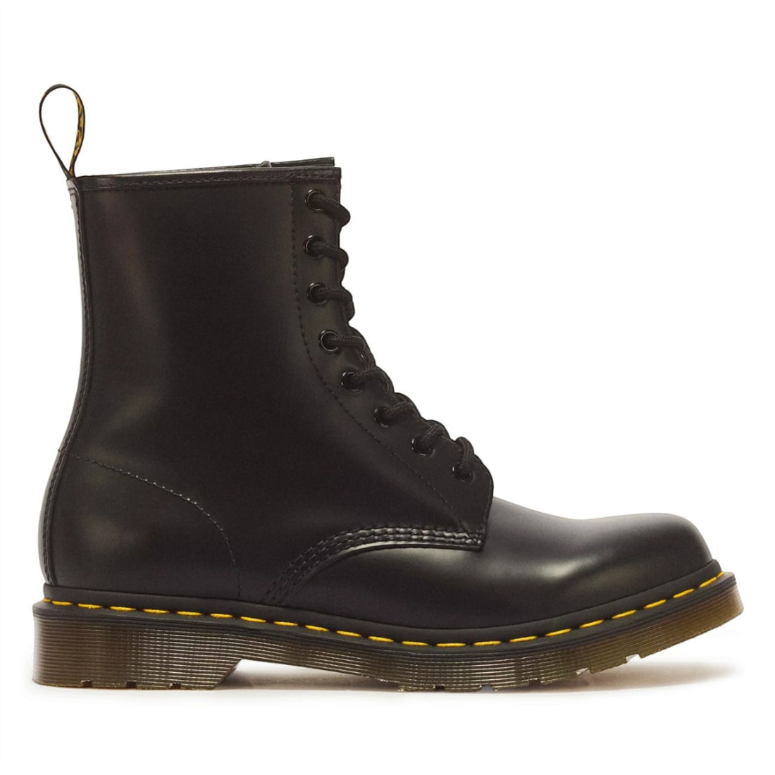 Dr Martens 1460 Black Smooth Leather 8-Eye Combat Boots - 11822006