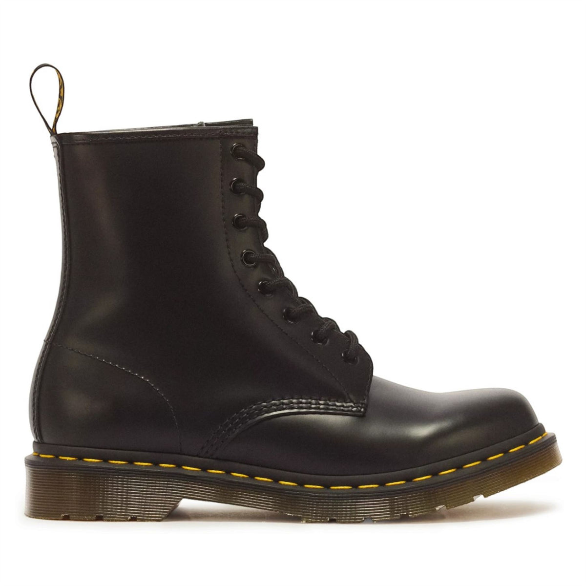 Dr Martens 1460 Black Smooth Leather 8-Eye Combat Boots - 11822006
