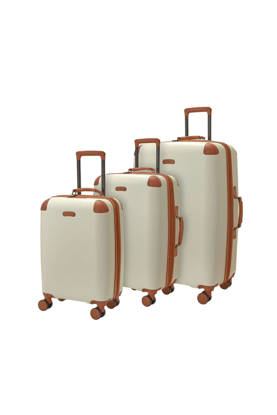 Anderson Set of 3 Hard Shell Suitcase in Cream