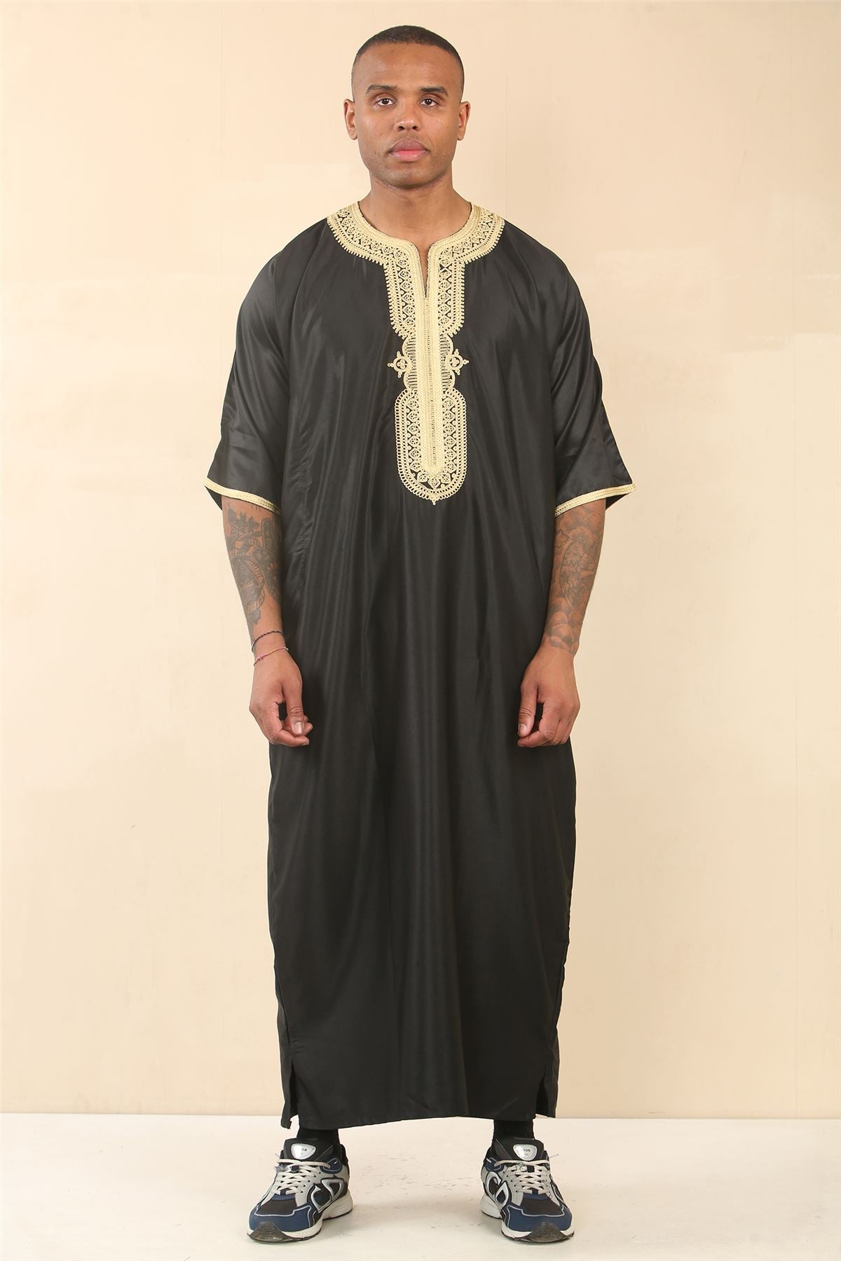 Upper Class Robe Men's Moroccan Thobe Djellaba Jubba Robe Eid – Upperclass Fashions