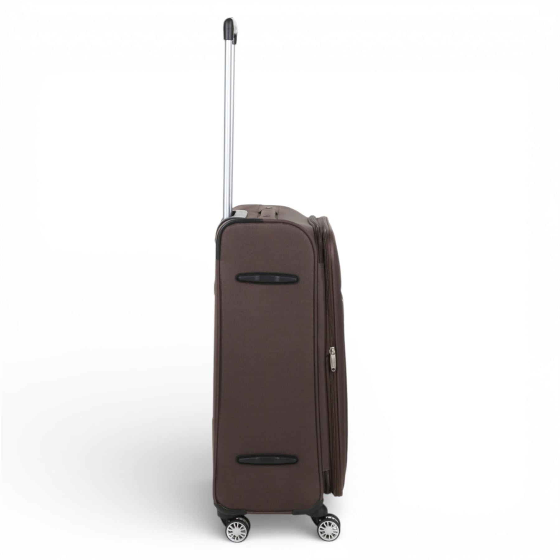 Carrollton Medium Soft Shell Suitcase in Brown