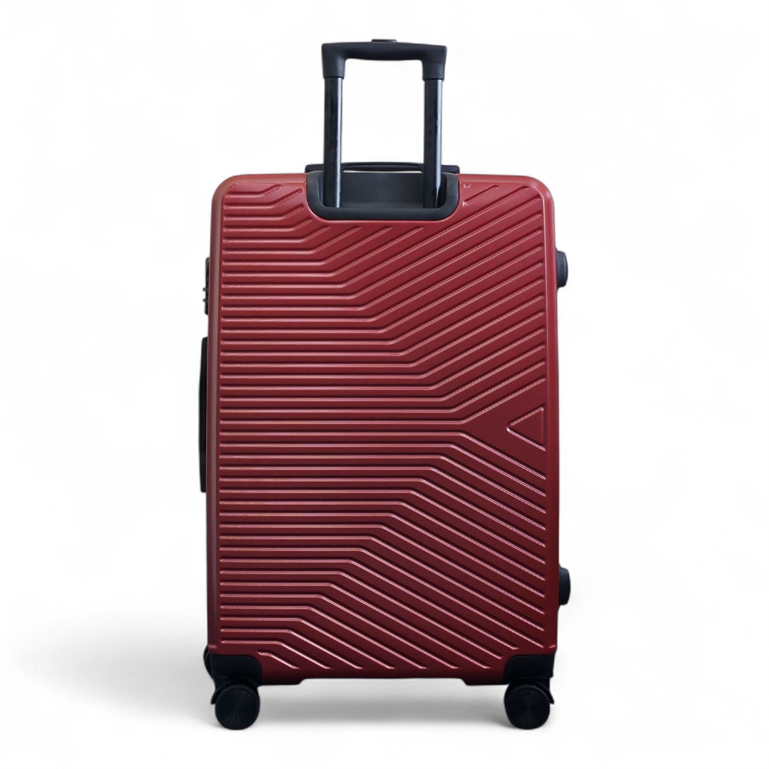 Junee Large Hard Shell Suitcase in Red
