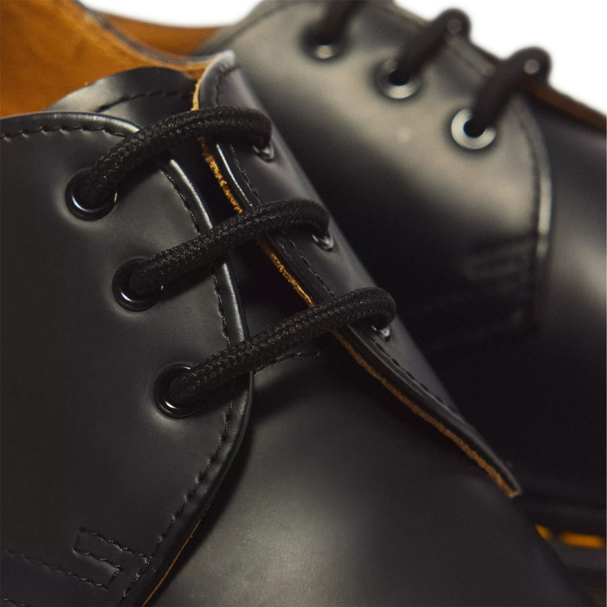 Dr Martens 1461 Black Smooth Leather 3-Eye Oxford Shoes - 11838002