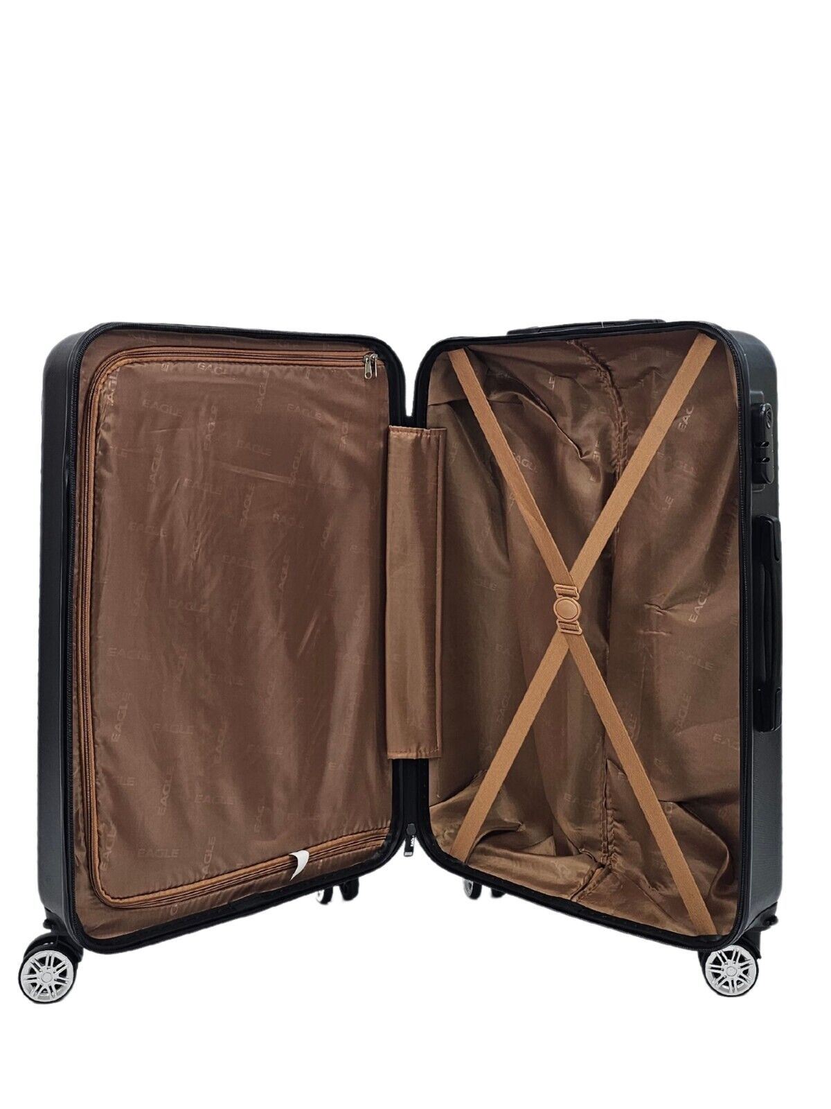 Brookside Large Hard Shell Suitcase in Black