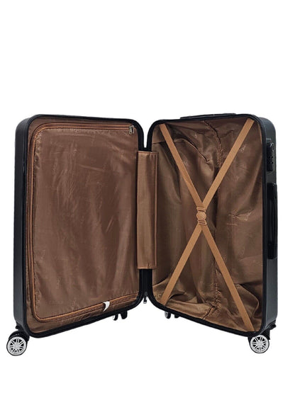 Brookside Large Hard Shell Suitcase in Black