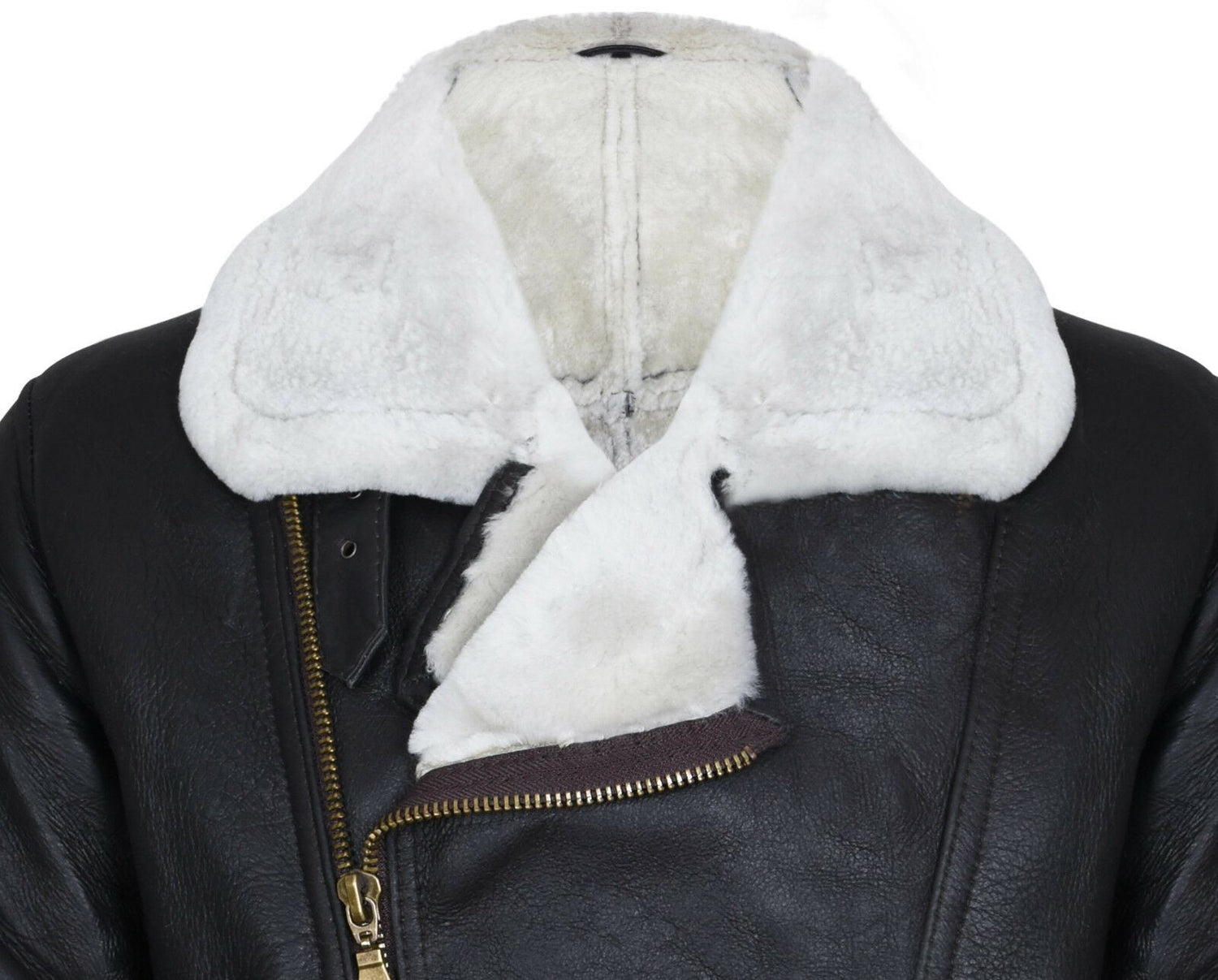 Mens Flying Sheepskin WW2 Bomber Jacket-Haverhill