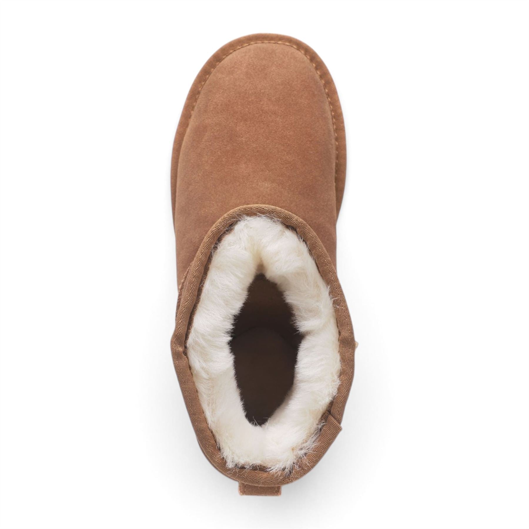 Women’s Chestnut Tan Genuine Sheepskin Real Fur Winter Ankle Boots - Frost