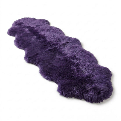 Genuine Sheepskin Double Natural Fluffy Silky Soft Real Wool Rug