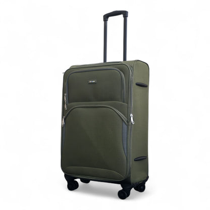 Gosford Medium Soft Shell Suitcase in Green